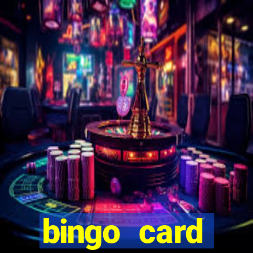 bingo card generator with pictures